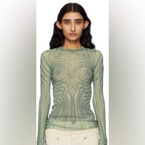 Jean Paul Gaultier Blue ‘The Spirale’ Shirt